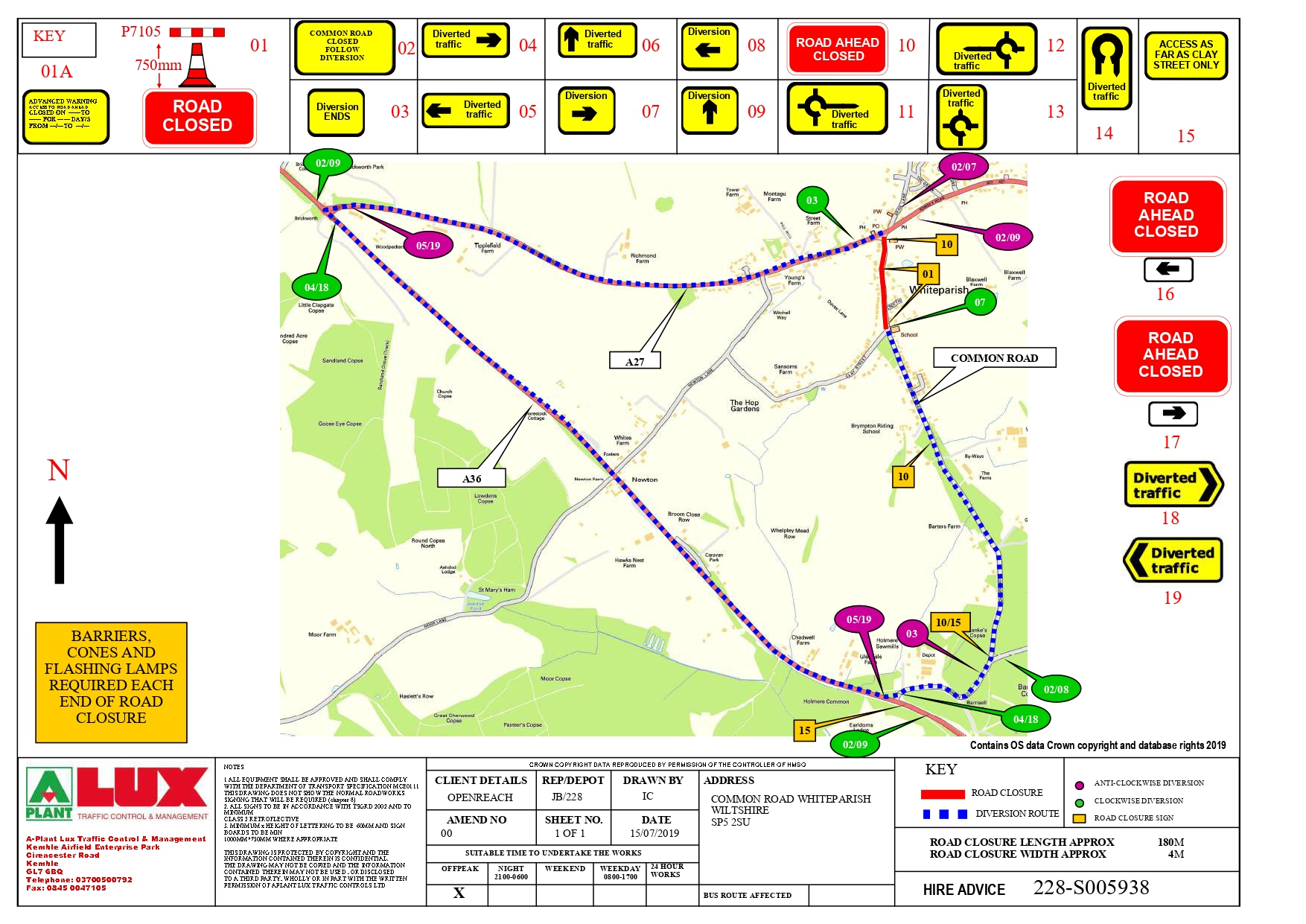 map of changes - click do download pdf